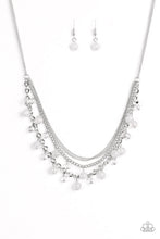Load image into Gallery viewer, Paparazzi Ocean Odyssey - Silver - Gray Beads - Necklace &amp; Earrings - $5 Jewelry With Ashley Swint