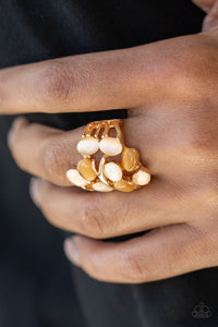 Paparazzi Really Starting To GLOW On Me - Gold - Moonstone Ring - $5 Jewelry With Ashley Swint