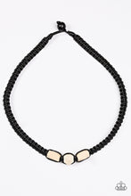 Load image into Gallery viewer, Paparazzi Redwood Forest - Black - White Wooden Beads - Urban Necklace - $5 Jewelry With Ashley Swint