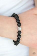 Load image into Gallery viewer, Paparazzi Temperate - Black Stone Bracelet - $5 Jewelry With Ashley Swint