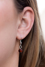 Load image into Gallery viewer, Paparazzi Yacht Tour - Brown Beads - Layered Silver Links - Necklace &amp; Earrings - $5 Jewelry With Ashley Swint