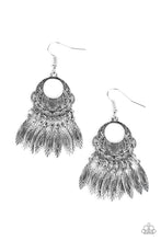 Load image into Gallery viewer, Paparazzi Country Chimes - Silver - Fringe Hoop Chime - Earrings - $5 Jewelry With Ashley Swint