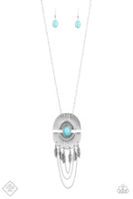 Load image into Gallery viewer, Paparazzi Desert Culture - Blue - Turquoise Stone - Necklace - Trend Blend / Fashion Fix Exclusive  June 2020 - $5 Jewelry with Ashley Swint
