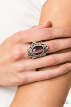 Load image into Gallery viewer, Paparazzi Fairytale Flair - Purple Cat's Eye Stone - Ring - 2019 Convention Exclusive - $5 Jewelry With Ashley Swint