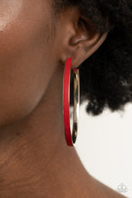 Load image into Gallery viewer, PRE-ORDER - Paparazzi Fearless Flavor - Red - Earrings - $5 Jewelry with Ashley Swint