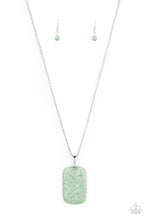 Load image into Gallery viewer, Paparazzi Fundamentally Funky - Green - Necklace &amp; Earrings - $5 Jewelry with Ashley Swint