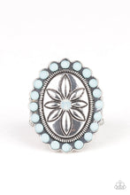 Load image into Gallery viewer, Paparazzi Garden Paradise - Blue - Opalescent Rhinestone - Ring - $5 Jewelry with Ashley Swint