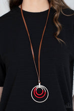 Load image into Gallery viewer, PRE-ORDER - Paparazzi Hypnotic Happenings - Red - Necklace &amp; Earrings - $5 Jewelry with Ashley Swint