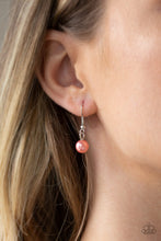Load image into Gallery viewer, Paparazzi Kindhearted Heart - Orange Coral Beads - &quot;Love&quot; Heart Charms - Silver Necklace &amp; Earrings - $5 Jewelry With Ashley Swint