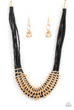 Load image into Gallery viewer, PRE-ORDER - Paparazzi Lock, Stock, and SPARKLE - Gold - Necklace &amp; Earrings - $5 Jewelry with Ashley Swint