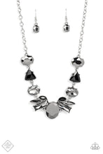 Load image into Gallery viewer, Paparazzi Modern Day Marvel - Silver - Necklace &amp; Earrings - Fashion Fix November 2021 - $5 Jewelry with Ashley Swint