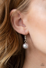 Load image into Gallery viewer, Paparazzi Modern Musical - Silver - Gray Pearls - Silver Necklace &amp; Earrings - $5 Jewelry With Ashley Swint