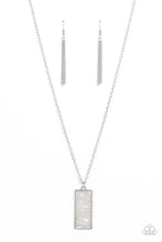 Load image into Gallery viewer, PRE-ORDER - Paparazzi Retro Rock Collection - White - Necklace &amp; Earrings - $5 Jewelry with Ashley Swint