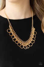 Load image into Gallery viewer, Paparazzi Ring Leader Radiance - Gold - Necklace and matching Earrings - $5 Jewelry With Ashley Swint
