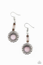 Load image into Gallery viewer, Paparazzi Desert Bliss - Silver Gray Stone - Earrings - $5 Jewelry With Ashley Swint
