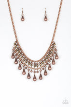 Load image into Gallery viewer, Paparazzi Dont Forget To BOSS! - Copper - Necklace and matching Earrings - $5 Jewelry With Ashley Swint