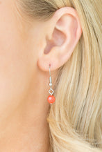 Load image into Gallery viewer, Paparazzi Malibu Mixer - Orange / Coral Beads - Silver Necklace &amp; Earrings - $5 Jewelry with Ashley Swint