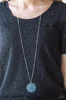 Paparazzi Midsummer Musical - Blue - Silver Necklace & Earrings - $5 Jewelry with Ashley Swint