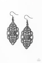 Load image into Gallery viewer, Paparazzi Ornately Ornate - Black - Earrings - $5 Jewelry with Ashley Swint