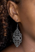 Load image into Gallery viewer, Paparazzi Ornately Ornate - Black - Earrings - $5 Jewelry with Ashley Swint