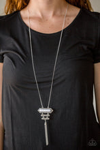 Load image into Gallery viewer, Paparazzi Rio Rendezvous - Silver - Necklace and matching Earrings - $5 Jewelry With Ashley Swint