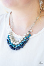 Load image into Gallery viewer, Paparazzi Run For The HEELS! - Blue Pearls - Necklace &amp; Earrings - $5 Jewelry With Ashley Swint
