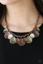 Load image into Gallery viewer, Paparazzi Storm Goddess - Copper - Brass and Silver - Necklace and matching Earrings - $5 Jewelry With Ashley Swint