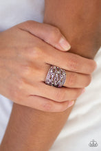 Load image into Gallery viewer, Paparazzi The Money Maker - Purple Rhinestones - Silver Ring - $5 Jewelry With Ashley Swint