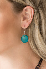 Load image into Gallery viewer, Paparazzi Wonderfully Walla Walla - Blue - Wooden Necklace &amp; Earrings - $5 Jewelry With Ashley Swint