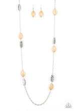 Load image into Gallery viewer, Paparazzi Beachfront Beauty - Brown - Silver Necklace and matching Earrings - $5 Jewelry With Ashley Swint