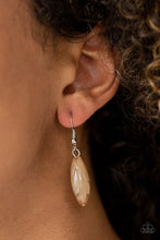 Load image into Gallery viewer, Paparazzi Beachfront Beauty - Brown - Silver Necklace and matching Earrings - $5 Jewelry With Ashley Swint