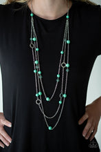 Load image into Gallery viewer, Paparazzi Brilliant Bliss - Green Beads - Necklace &amp; Earrings - $5 Jewelry With Ashley Swint