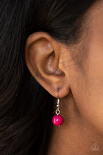 Load image into Gallery viewer, Paparazzi Cool Cascade - Pink - Silver Chain Necklace &amp; Earrings - $5 Jewelry With Ashley Swint