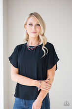 Load image into Gallery viewer, Paparazzi Fancy Fascination - Red - Silver Pearly Beads - Bracelet - $5 Jewelry with Ashley Swint