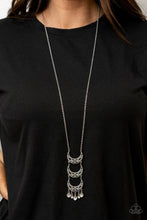 Load image into Gallery viewer, PRE-ORDER - Paparazzi Half-Moon Child - Silver - Necklace &amp; Earrings - $5 Jewelry with Ashley Swint