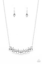 Load image into Gallery viewer, PRE-ORDER - Paparazzi Icy Intensity - White - Necklace &amp; Earrings - $5 Jewelry with Ashley Swint