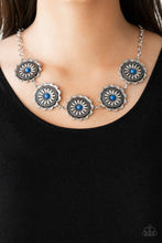 Load image into Gallery viewer, PRE-ORDER - Paparazzi Me-dallions, Myself, and I - Blue - Necklace &amp; Earrings - $5 Jewelry with Ashley Swint