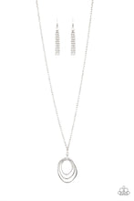 Load image into Gallery viewer, Paparazzi Relic Redux - Silver Hoops - Necklace &amp; Earrings - $5 Jewelry With Ashley Swint