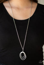 Load image into Gallery viewer, Paparazzi Relic Redux - Silver Hoops - Necklace &amp; Earrings - $5 Jewelry With Ashley Swint