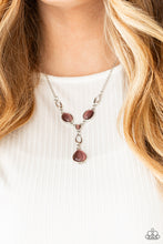 Load image into Gallery viewer, Paparazzi Ritzy Refinement - Purple - Necklace &amp; Earrings - $5 Jewelry with Ashley Swint