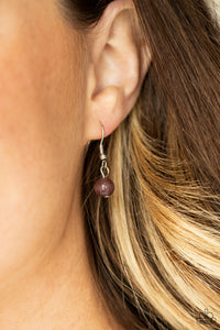 Paparazzi Ritzy Refinement - Purple - Necklace & Earrings - $5 Jewelry with Ashley Swint