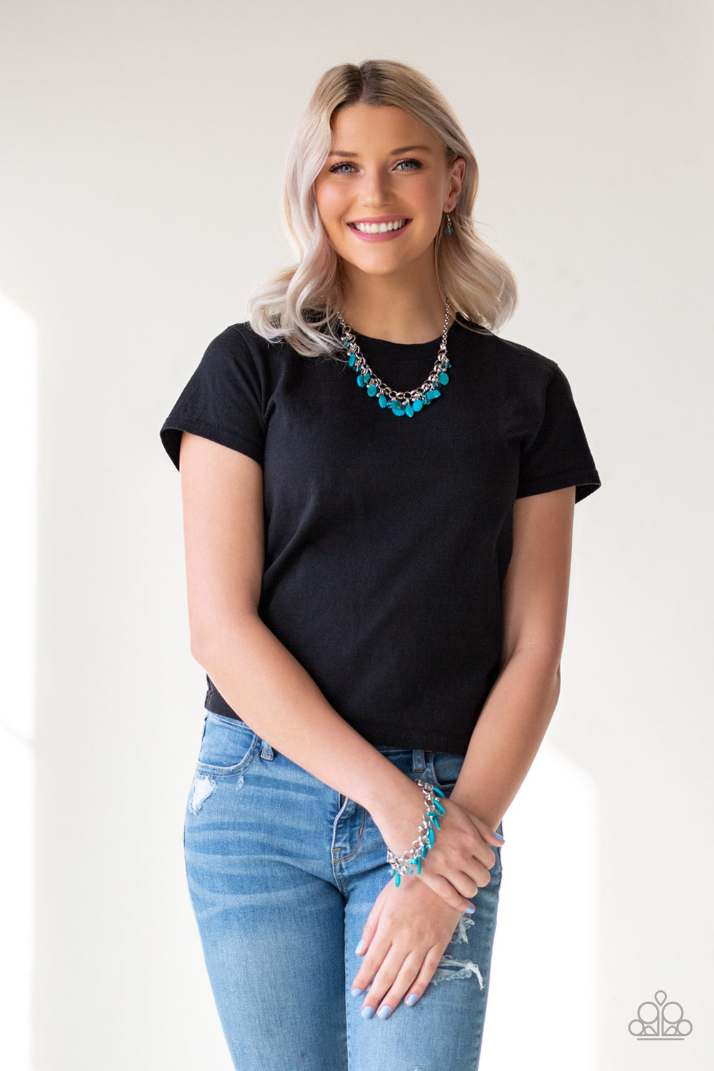 Seashore sailing blue paparazzi Clearance