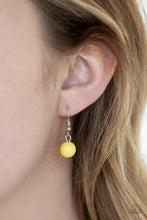 Load image into Gallery viewer, Paparazzi Seaside Soiree - Multi - Gray, Yellow and Silver Beads - Necklace and matching Earrings - $5 Jewelry With Ashley Swint