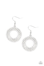 Load image into Gallery viewer, Paparazzi Sparkle Splurge - White Pearls - White Rhinestones - Beautiful  Earrings - $5 Jewelry With Ashley Swint