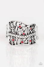 Load image into Gallery viewer, Paparazzi Stage Struck - Red - Ring - $5 Jewelry with Ashley Swint