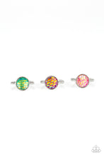 Load image into Gallery viewer, Paparazzi Starlet Shimmer Rings - 10 - Multi colored Mermaid Scales! Green, Orange, Pink &amp; Blue - $5 Jewelry With Ashley Swint