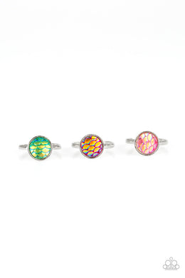 Paparazzi Starlet Shimmer Rings - 10 - Multi colored Mermaid Scales! Green, Orange, Pink & Blue - $5 Jewelry With Ashley Swint