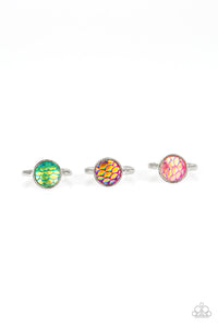 Paparazzi Starlet Shimmer Rings - 10 - Multi colored Mermaid Scales! Green, Orange, Pink & Blue - $5 Jewelry With Ashley Swint