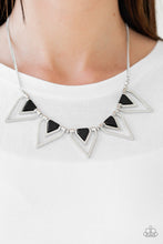 Load image into Gallery viewer, Paparazzi The Pack Leader - Black - Necklace &amp; Earrings - $5 Jewelry with Ashley Swint