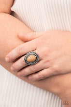Load image into Gallery viewer, Paparazzi Tumblin Tumbleweeds - Brown Stone - Ring - $5 Jewelry with Ashley Swint
